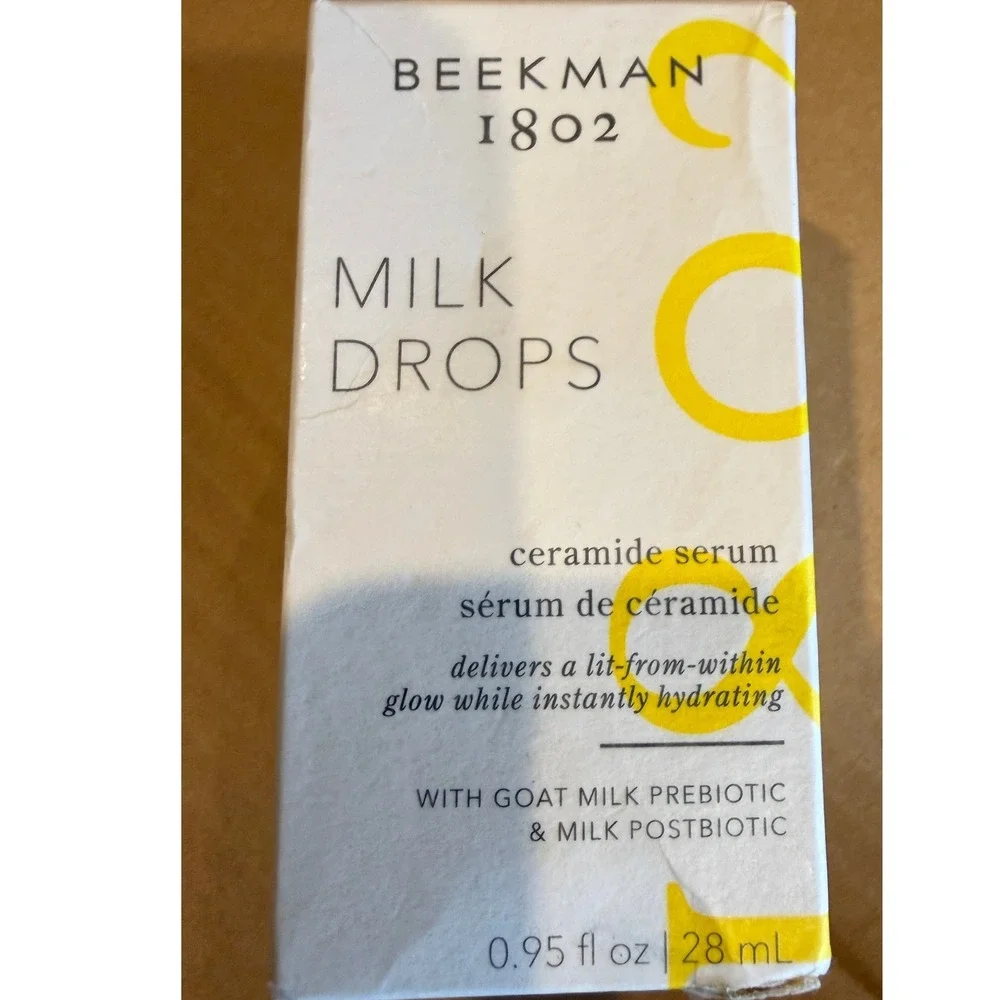 Beekman 1802 Milk Drops Ceramide Serum 0.95oz Goat Milk Prebiotic Hydrating Glow